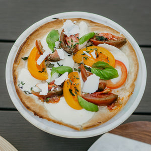 Grilled Summer Garden Tomato & Herb Pizza