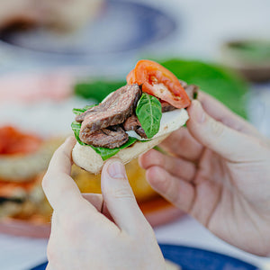 Grilled Steak Crostini